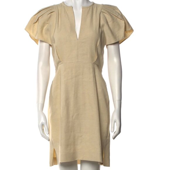 ÉTOILE ISABEL MARANT Linen-Blend Dress Size 0 - Picture 1 of 2